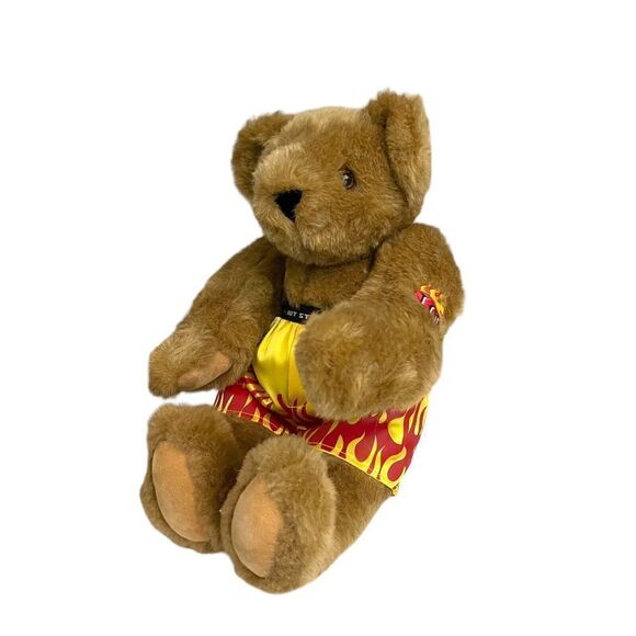 Vermont Teddy Bear Special Edition Hot Stuff Fireman Bear 16"  Jointed Moveable - Picture 4 of 7